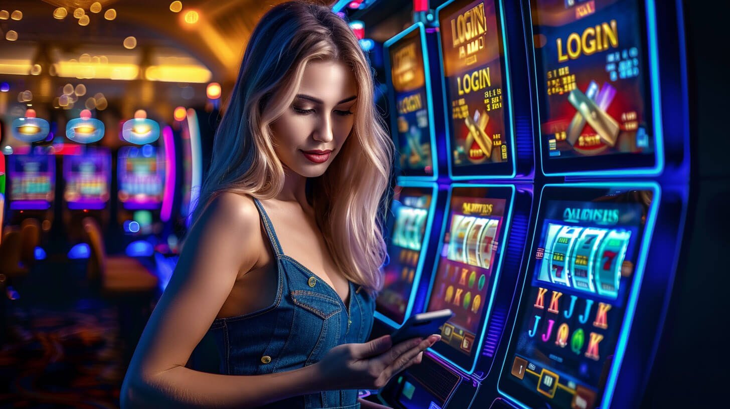 jit99 Online Slots မြန်မာ ကစားသူများ မိုဘိုင်းဖုန်းဖြင့် Slots ဂိမ်း ကစားနေသောပုံ